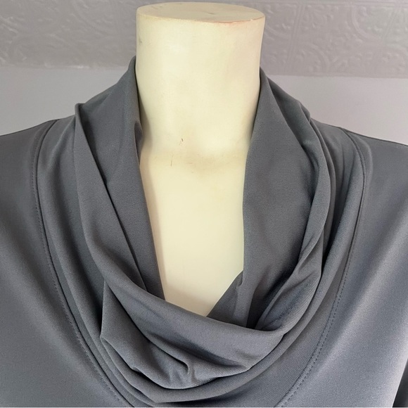 Code Vitesse Collection Cowl Neck Top Wrinkle Free Breathable Fabric Shirt S/P - Picture 9 of 11